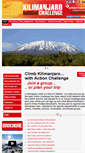 Mobile Screenshot of kilimanjarochallenge.com